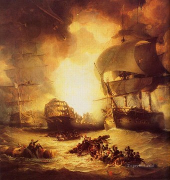 アブキール海戦 Oil Paintings